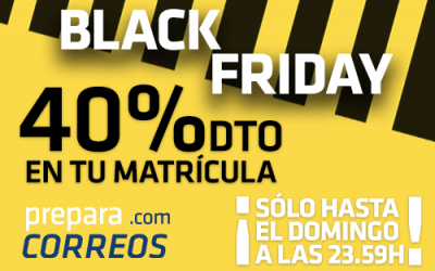 Aprovecha las ofertas del Black Friday en Preparacorreos