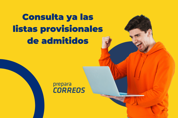 Correos publica las listas provisionales de admitidos