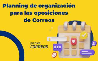 Planning de organización para las oposiciones de Correos